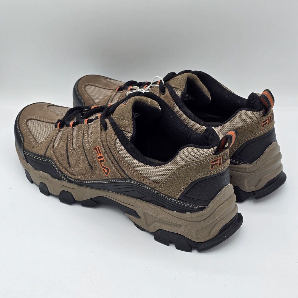 Fila Midland Shoes Men’s Hiking Trail Running Outdoor Athletic Brown Size 11 - Picture 4 of 7